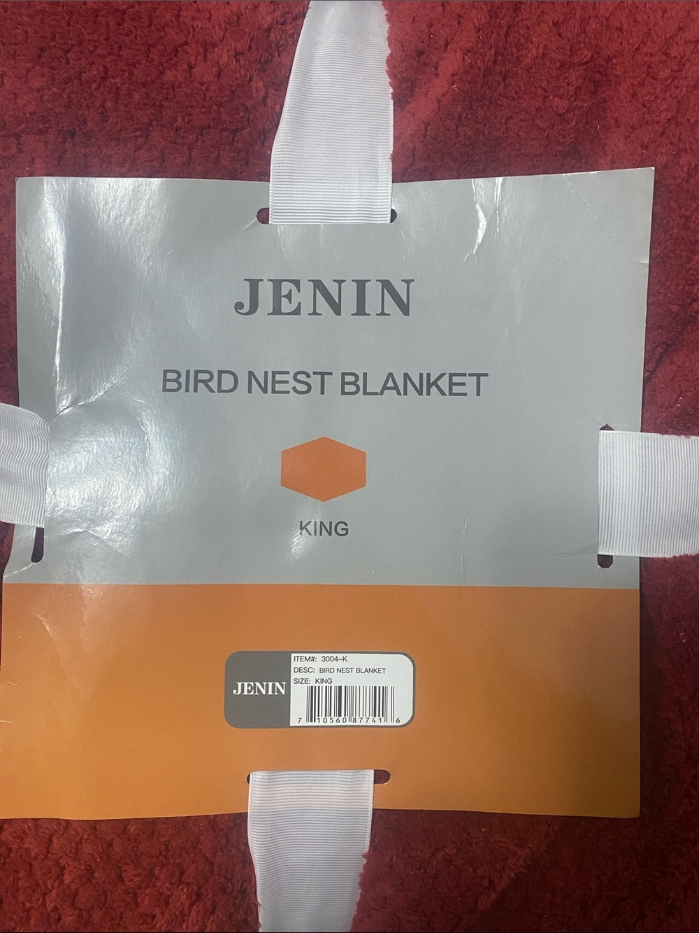 Red Bird Nest Blanket - Cozy Pet Nest